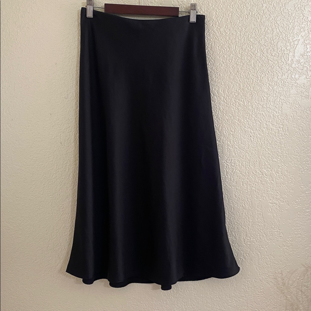 Express satin midi skirt